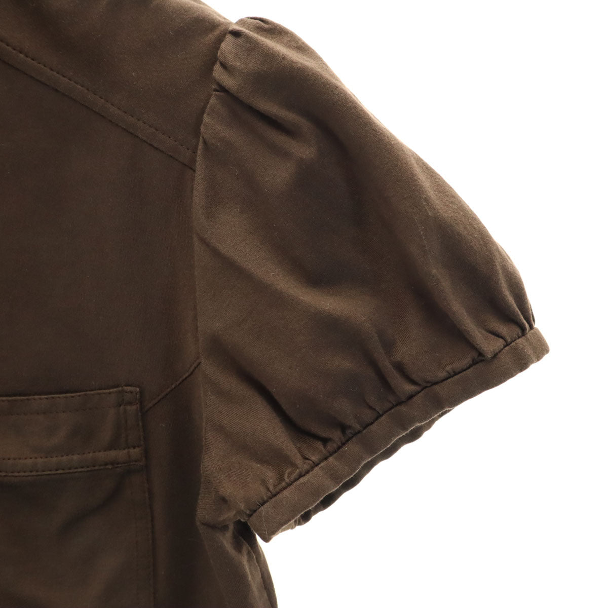 Rene ルネ 日本製 半袖 プルオーバー カットソー 36 ブラウン レディース