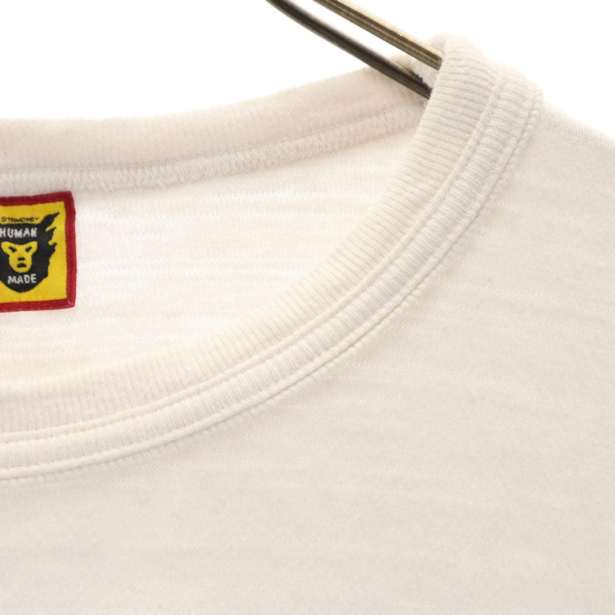 HUMAN MADE ヒューマンメイド 日本製 長袖 Tシャツ 2XL アイボリー ロンT メンズ