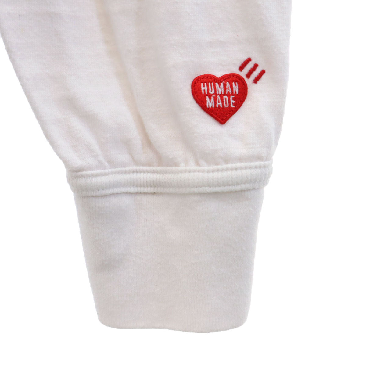 HUMAN MADE ヒューマンメイド 日本製 長袖 Tシャツ 2XL アイボリー ロンT メンズ