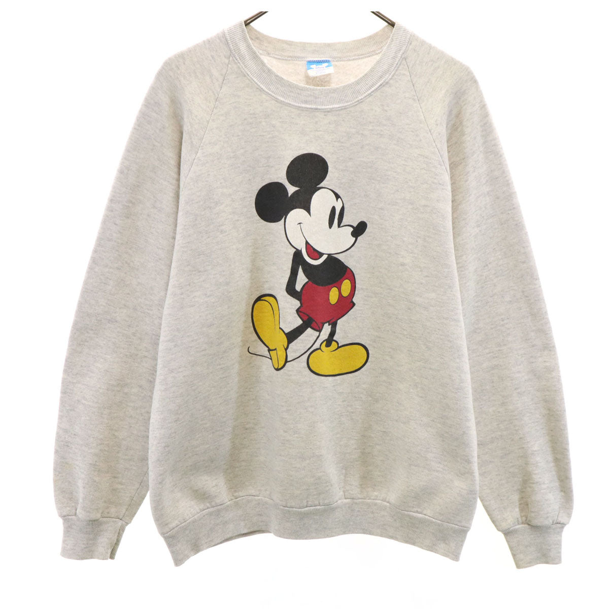 Disney ディズニー 90s USA製 オールド 長袖 スウェット トレーナー XL グレー メンズ