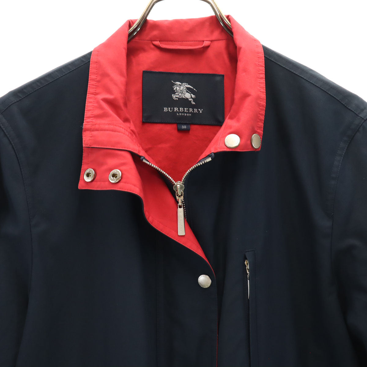 BURBERRY LONDON バーバリーロンドン ブルゾン 38 ネイビー 三陽商会 ジャケット レディース