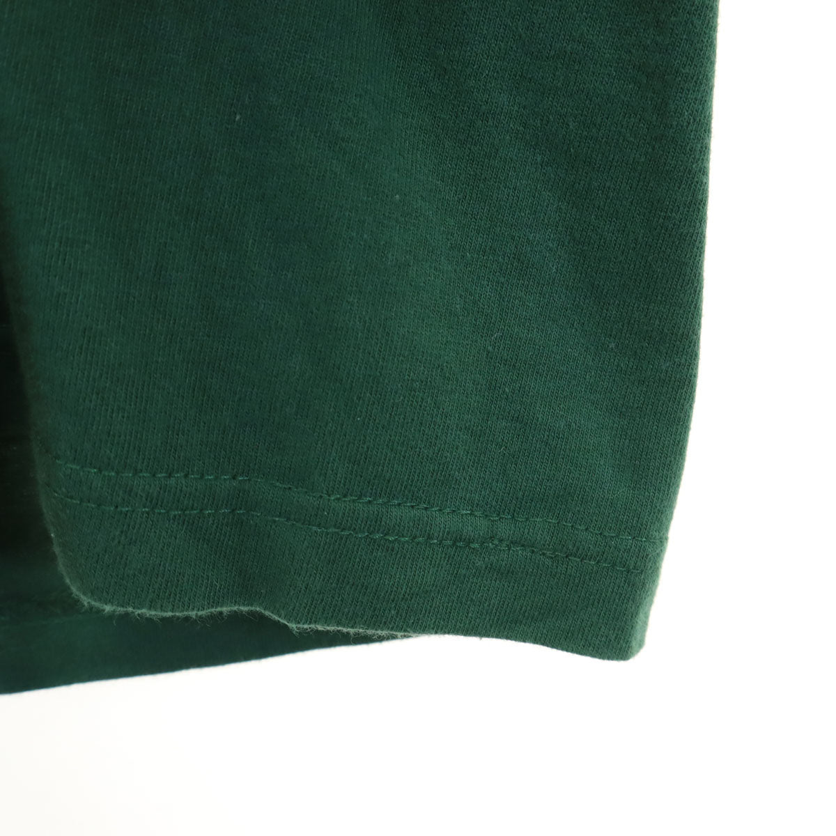 タングラム バックプリント 長袖 Tシャツ L 深緑 ロンT メンズ