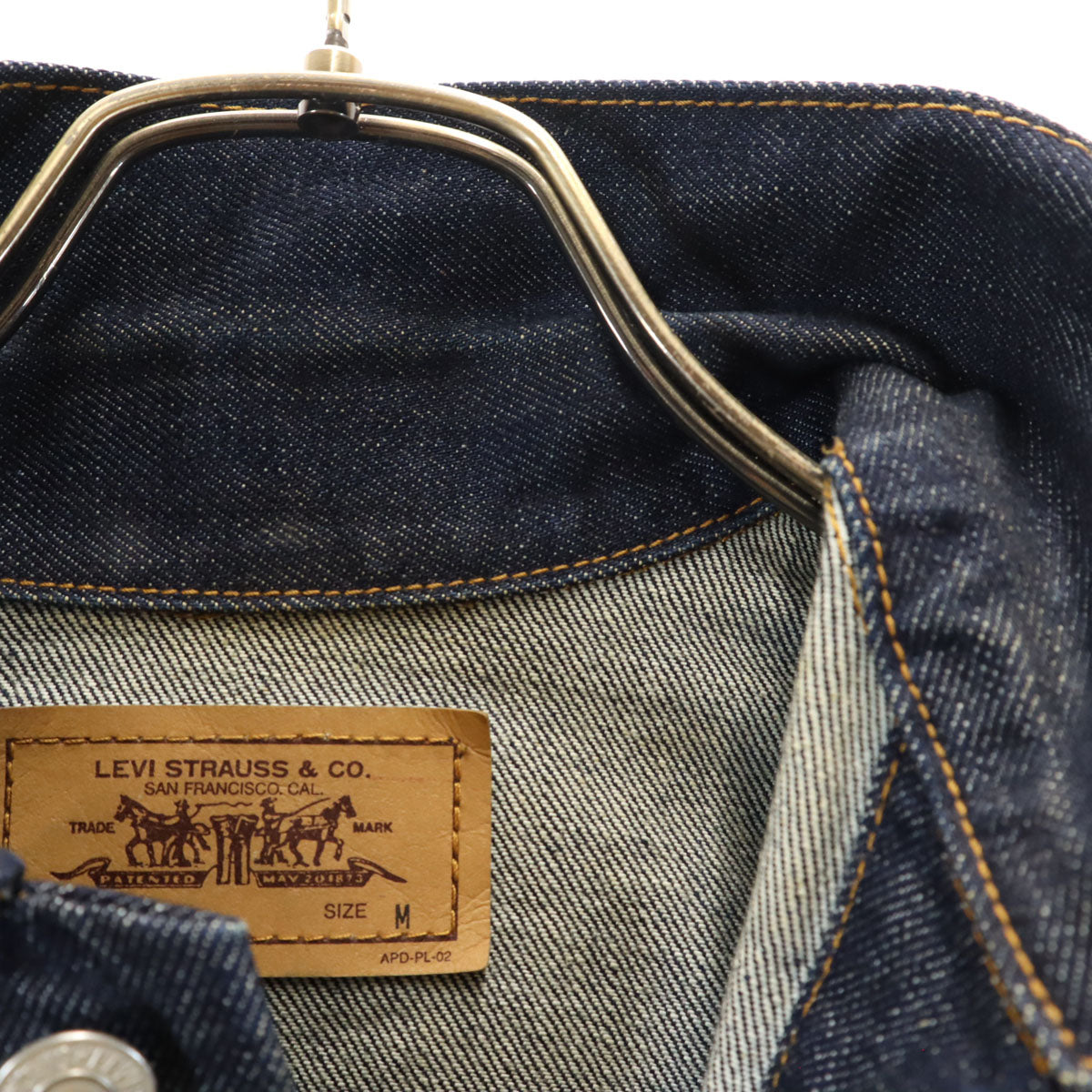 Levi's リーバイス 78601 オレンジタブ デニムジャケット M インディゴ ジージャン トラッカー メンズ