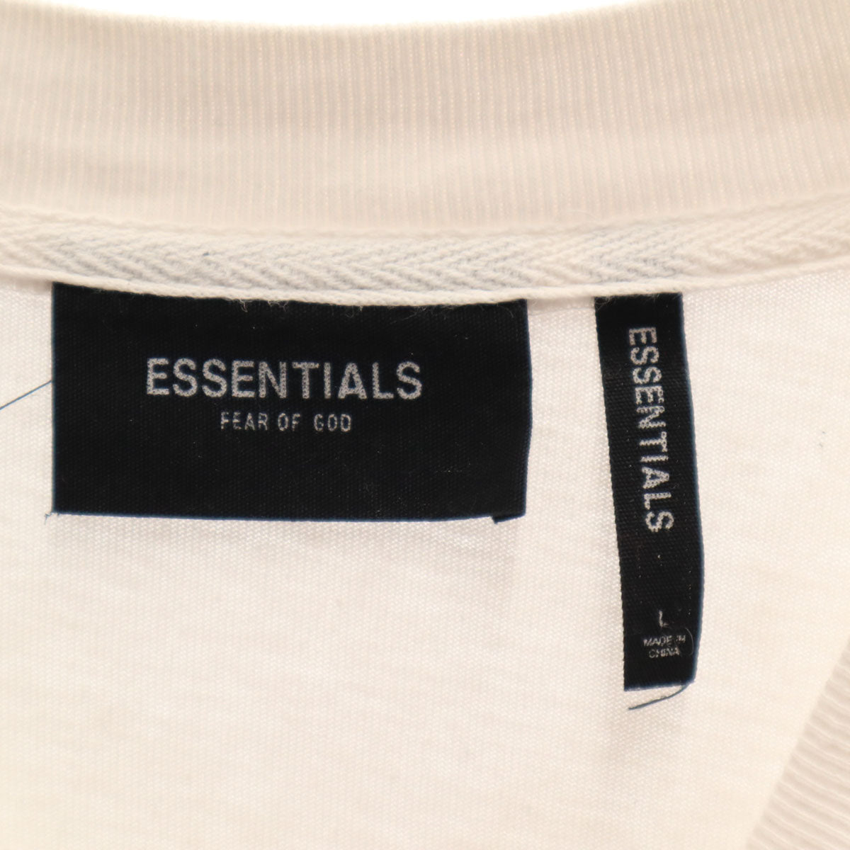 ESSENTIALS エッセンシャルズ 長袖 Tシャツ L 白 ロンT メンズ
