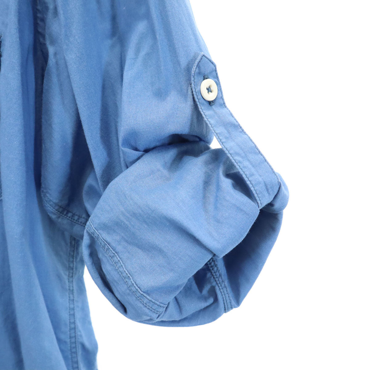 nonnative ノンネイティブ 日本製 長袖 ボタンダウンシャツ 3 ネイビー系 ロールアップ メンズ