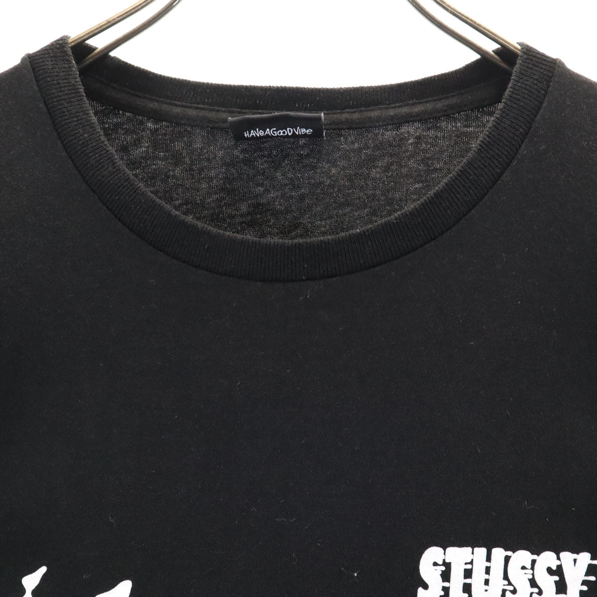 STUSSY ステューシー 長袖 Tシャツ S 黒 ロンT メンズ