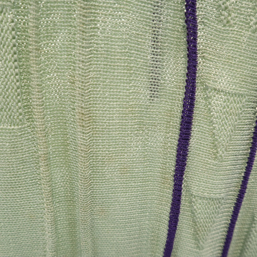 BALENCIAGA SPORT バレンシアガ スポーツ 90s オールド 長袖 ニット M くすみミント レディース