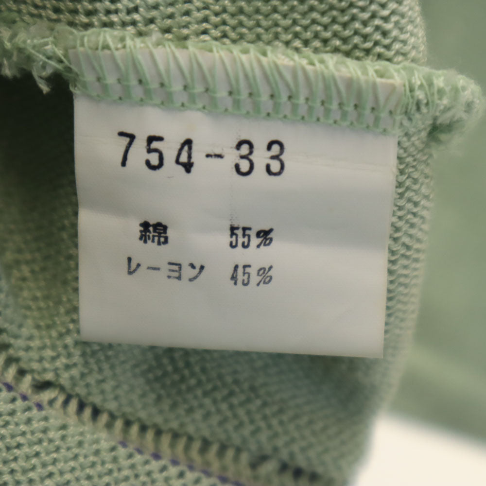 BALENCIAGA SPORT バレンシアガ スポーツ 90s オールド 長袖 ニット M くすみミント レディース