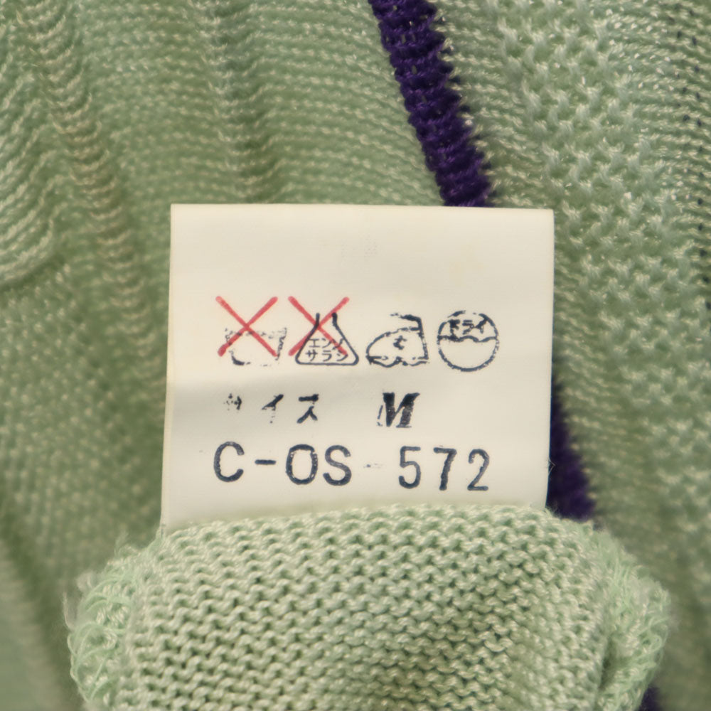 BALENCIAGA SPORT バレンシアガ スポーツ 90s オールド 長袖 ニット M くすみミント レディース