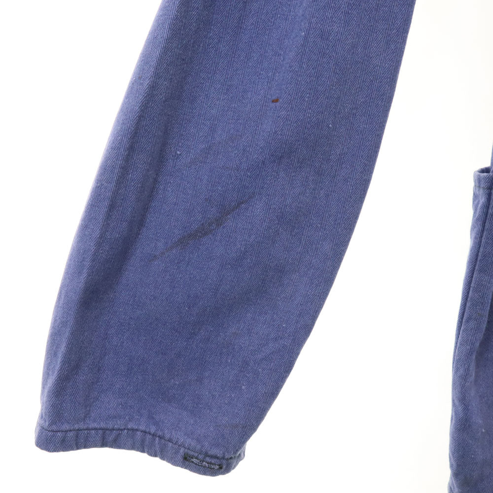 OZ KPT NALEPKU PRESOV 70s ヴィンテージ ヘリンボーン ユーロミリタリー ワークジャケット 紺紫 メンズ