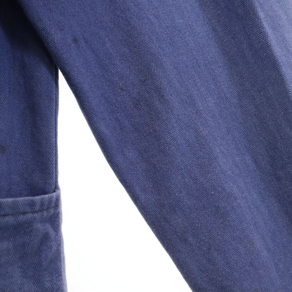 OZ KPT NALEPKU PRESOV 70s ヴィンテージ ヘリンボーン ユーロミリタリー ワークジャケット 紺紫 メンズ