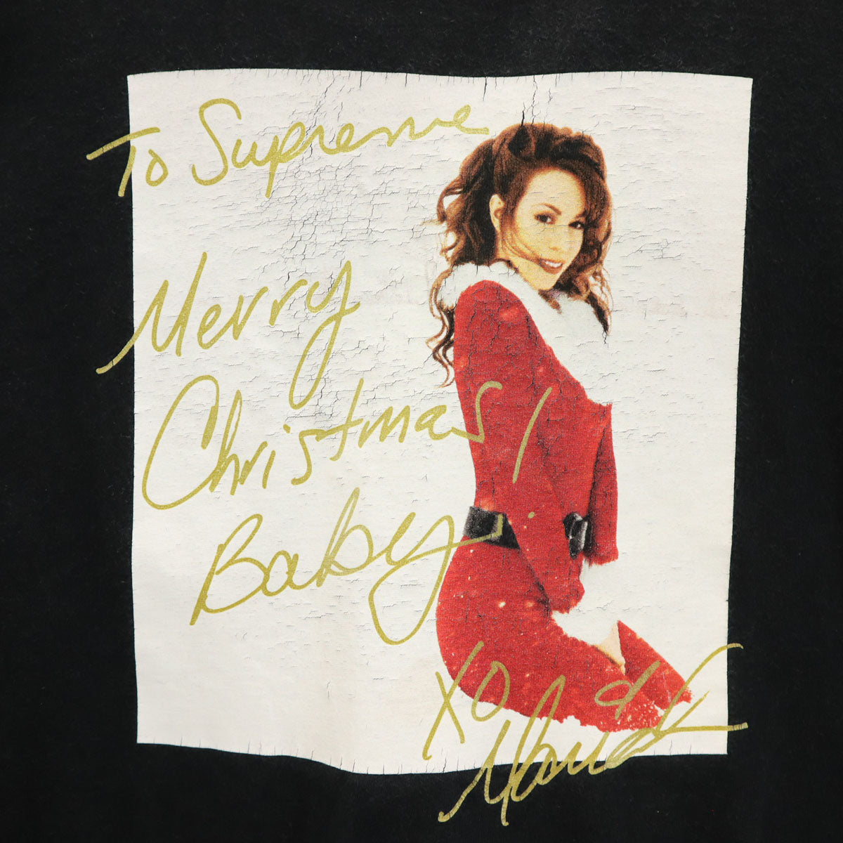 Supreme シュプリーム 20FW USA製 マライヤ・キャリー 半袖 Tシャツ S ブラック Mariah Carey メンズ