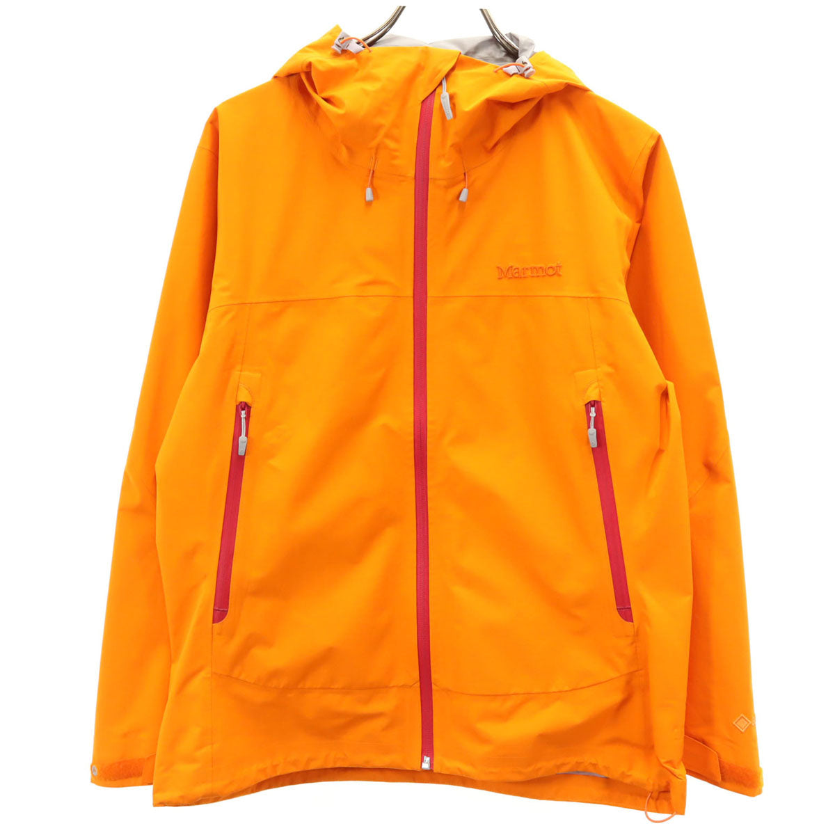 MARMOT マーモット レインジャケット L オレンジ アウトドア レディース