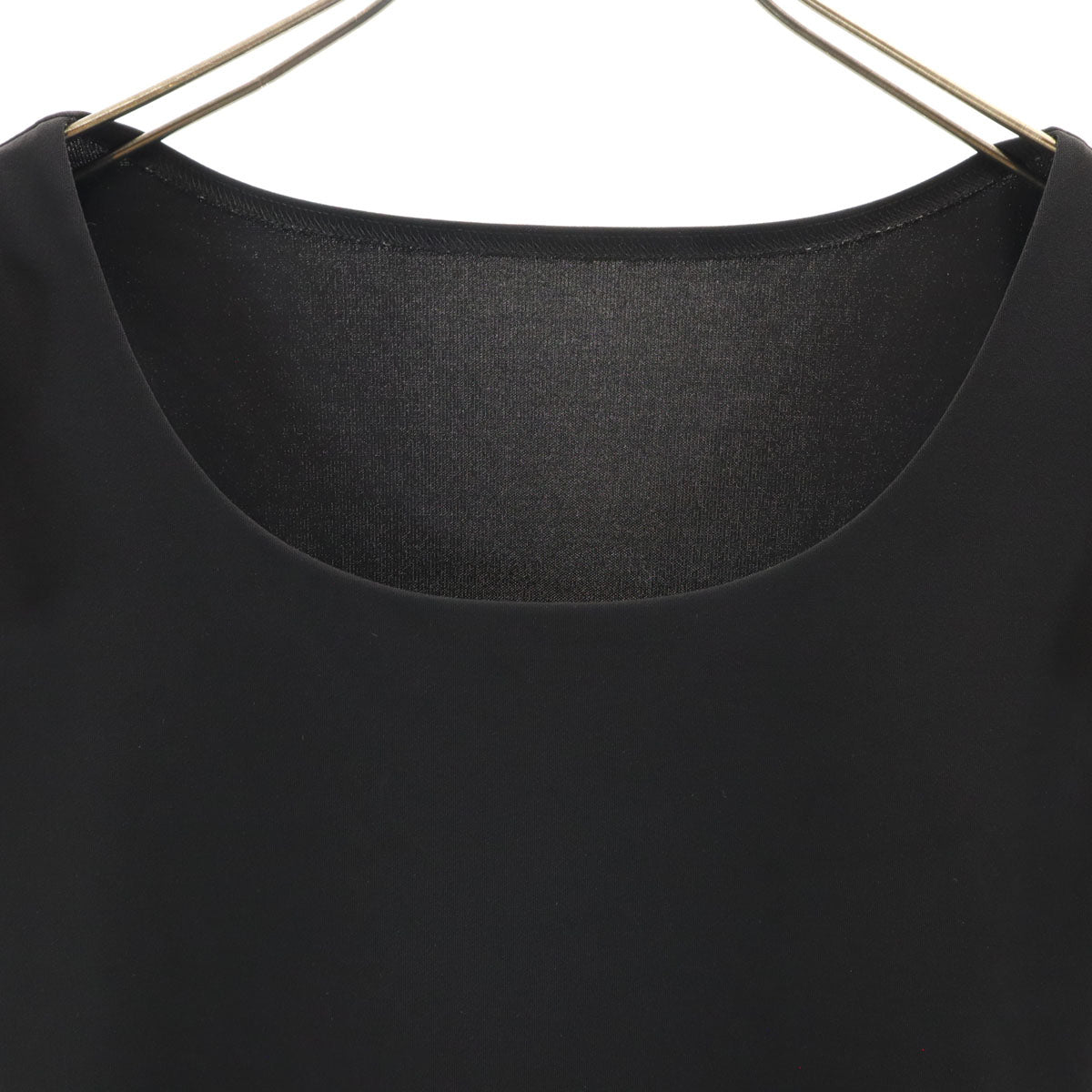 FOXEY NEW YORK フォクシーニューヨーク 日本製 半袖 カットソー 38 ブラック フレンチスリーブ レディース