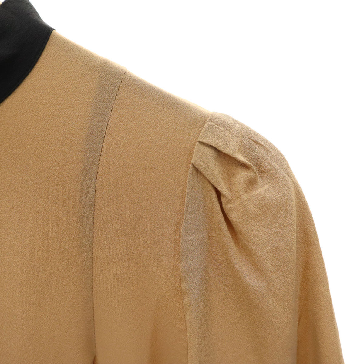 MARNI マルニ ポルトガル製 シルク 半袖 ブラウス 38 ブラウン プルオーバー レディース