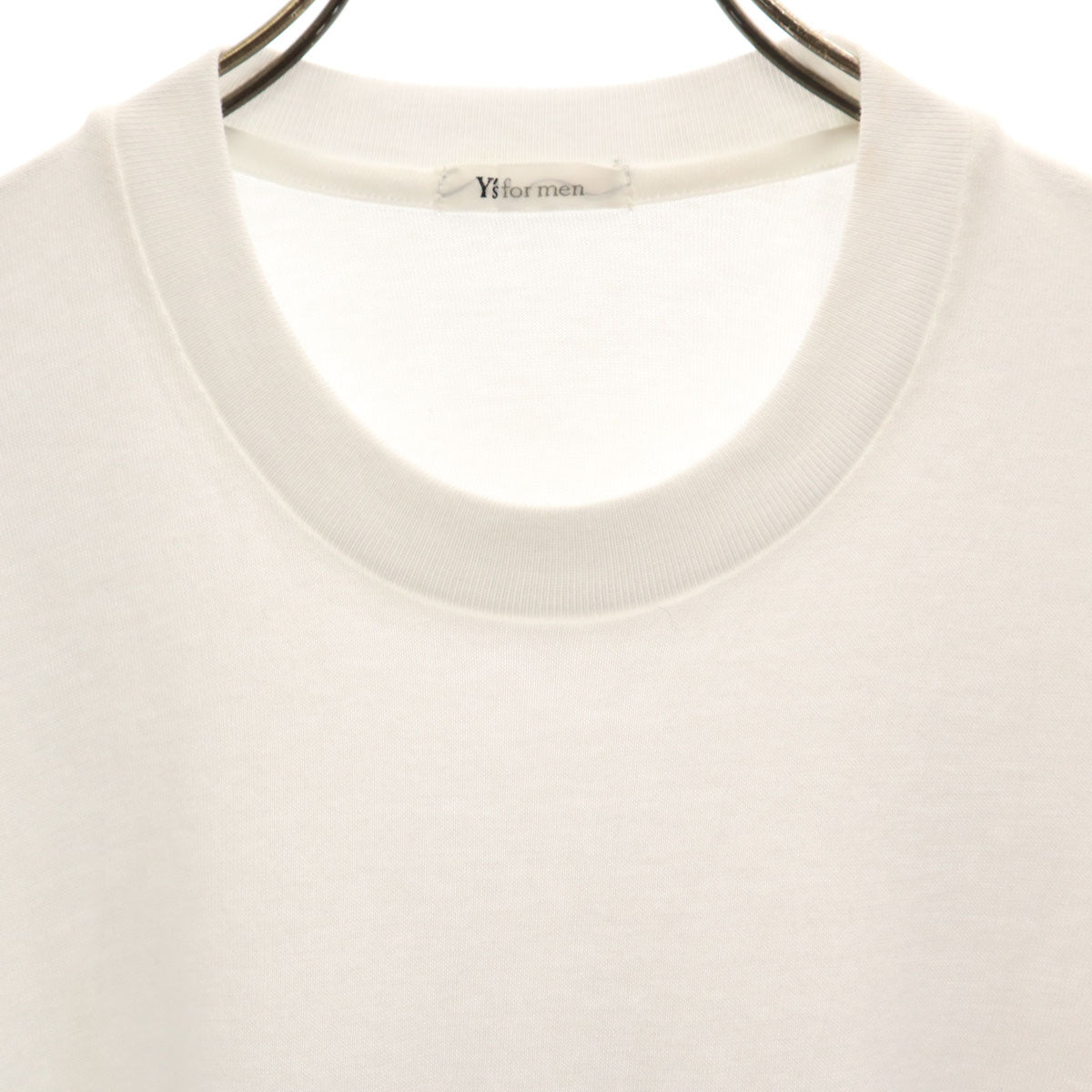 Y’s for men ワイズフォーメン 日本製 半袖 Tシャツ ホワイト ヨウジヤマモト メンズ