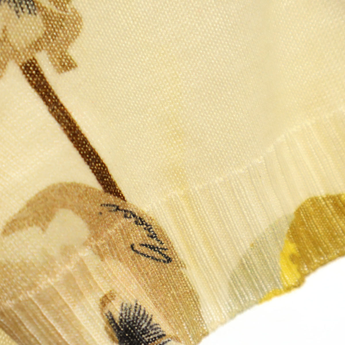 GUCCI グッチ イタリア製 カシミヤブレンド 花柄 半袖 ニット S アイボリー レディース