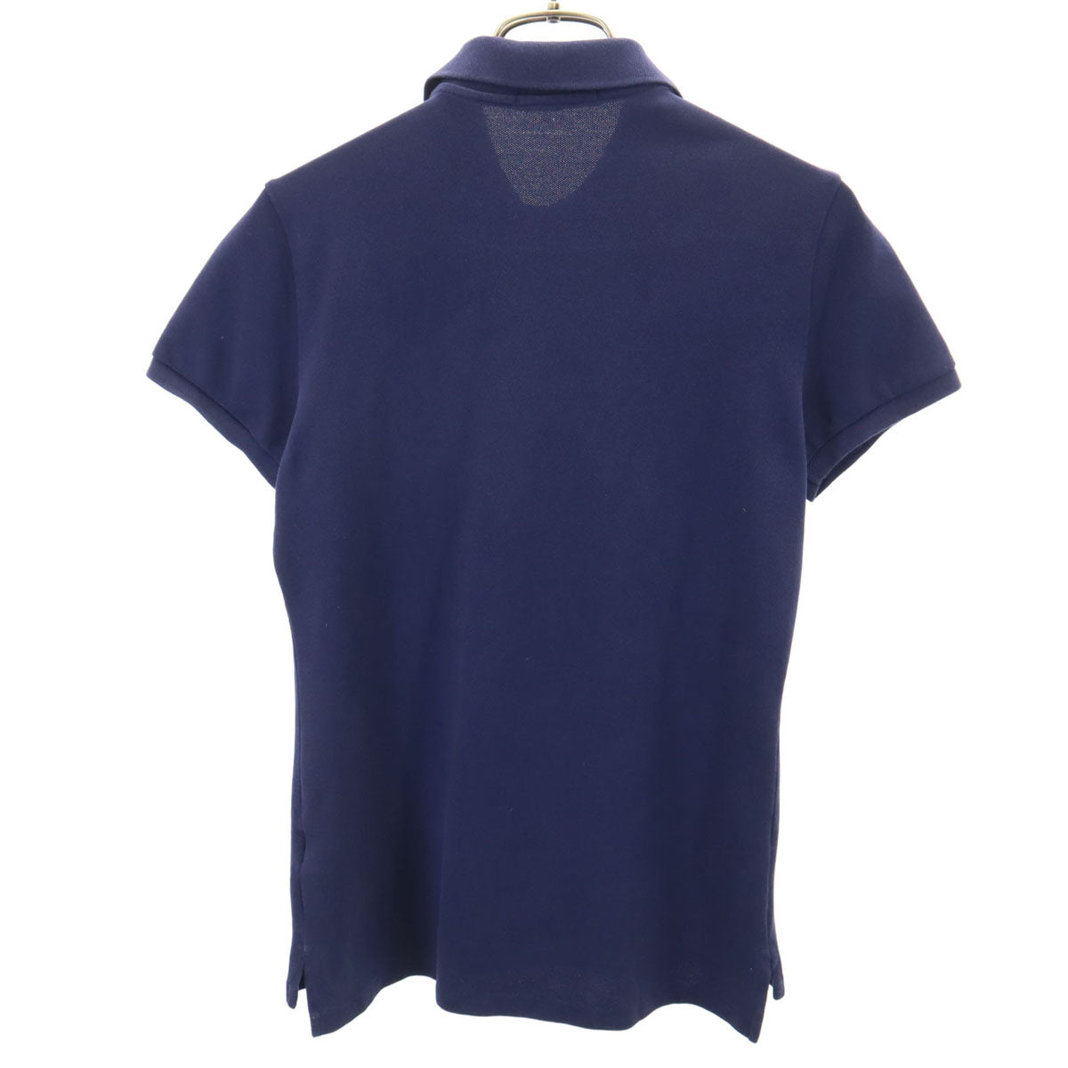 POLO RALPH LAUREN ポロラルフローレン 半袖 ポロシャツ S ネイビー 鹿の子地 レディース