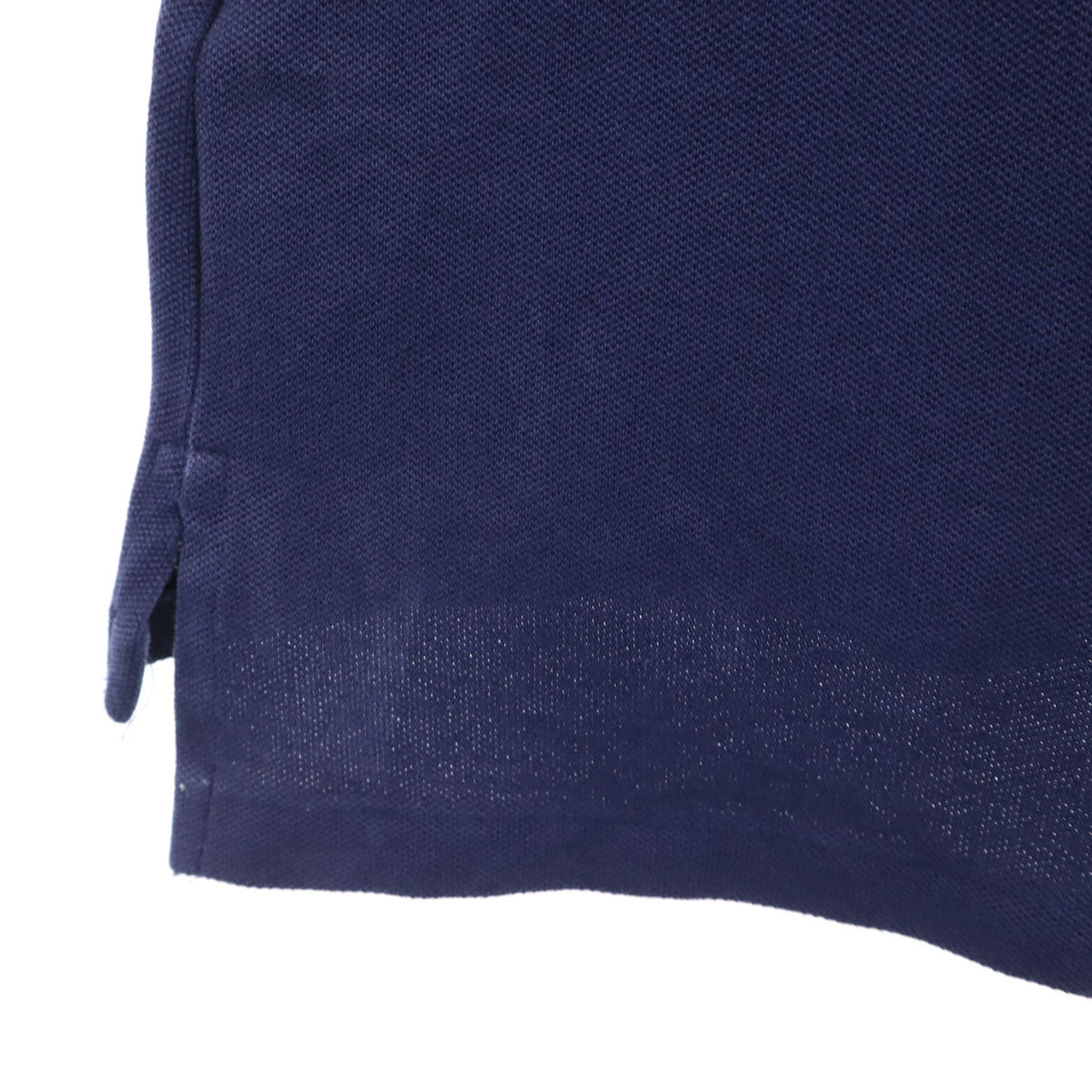 POLO RALPH LAUREN ポロラルフローレン 半袖 ポロシャツ S ネイビー 鹿の子地 レディース