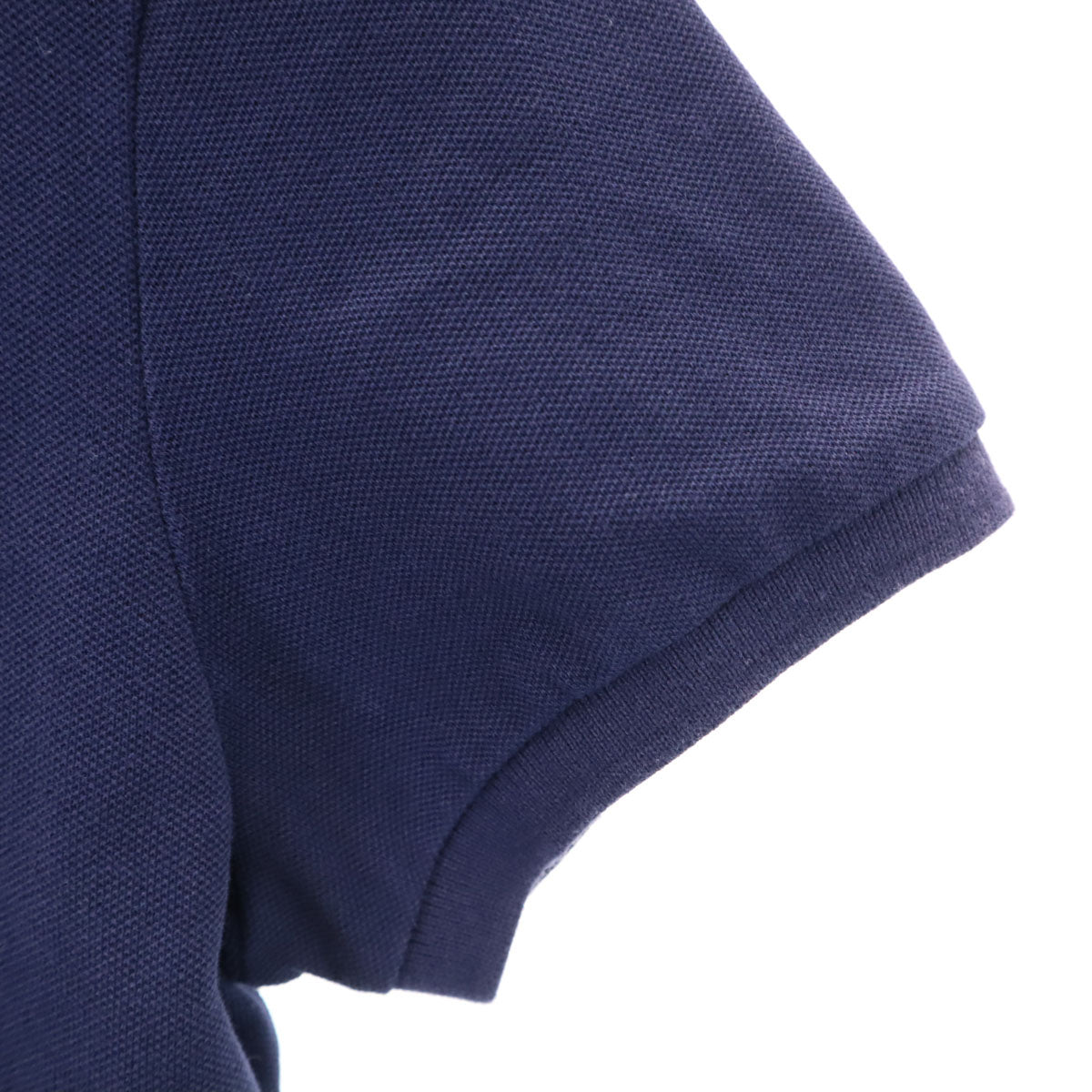 POLO RALPH LAUREN ポロラルフローレン 半袖 ポロシャツ S ネイビー 鹿の子地 レディース