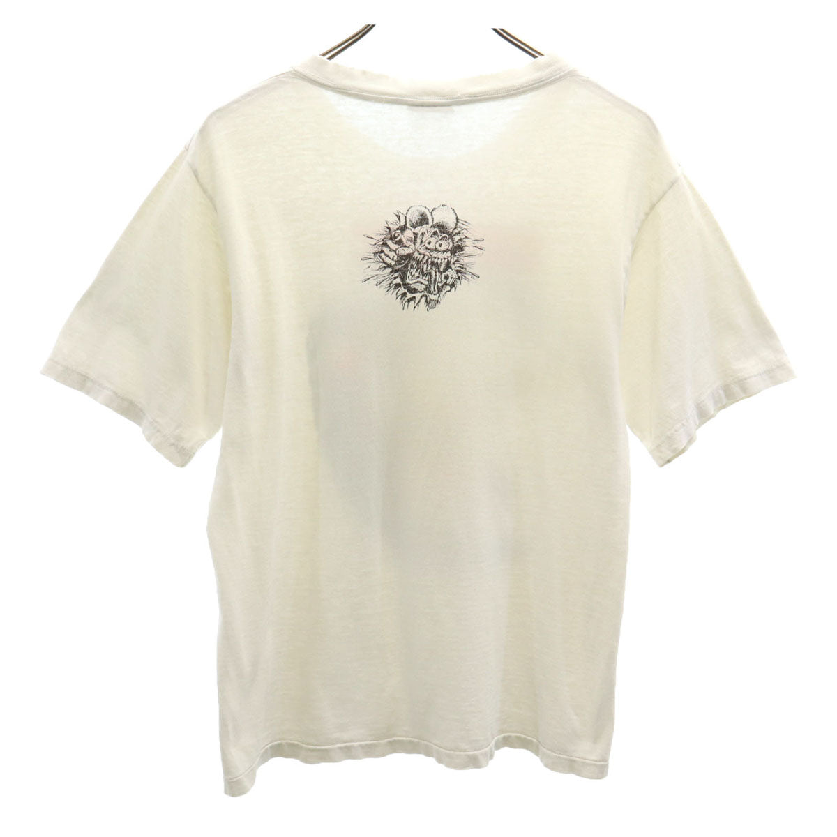 ALL SPORTS オールスポーツ 90s USA製 オールド ラットフィンク 半袖 Tシャツ S ホワイト Rat Fink キャラT メンズ