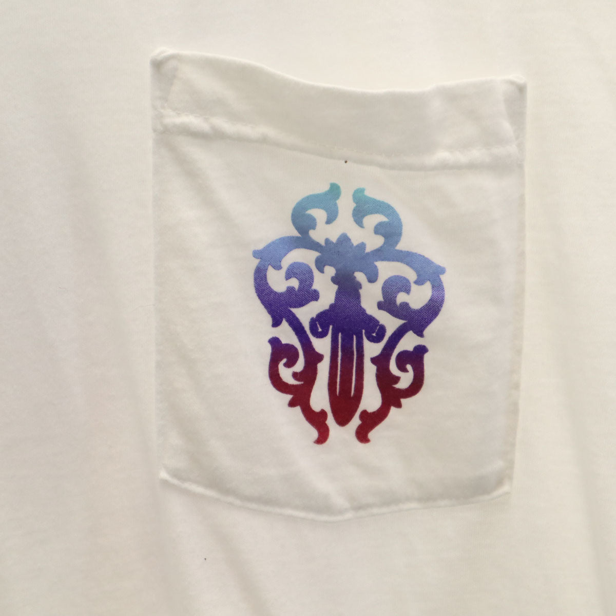 CHROME HEARTS クロムハーツ USA製 バックロゴ 半袖 Tシャツ XL ホワイト メンズ