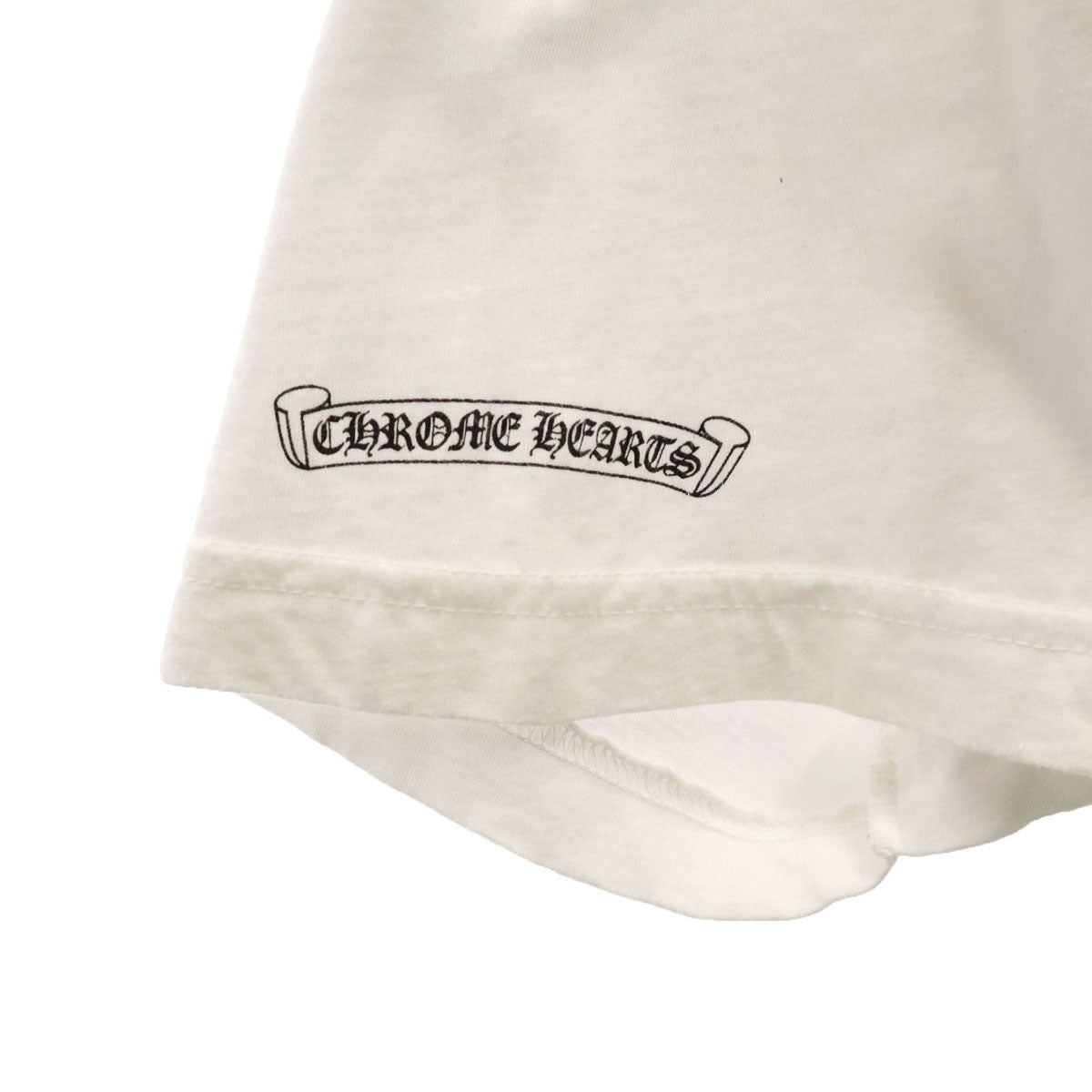 CHROME HEARTS クロムハーツ USA製 バックロゴ 半袖 Tシャツ XL ホワイト メンズ