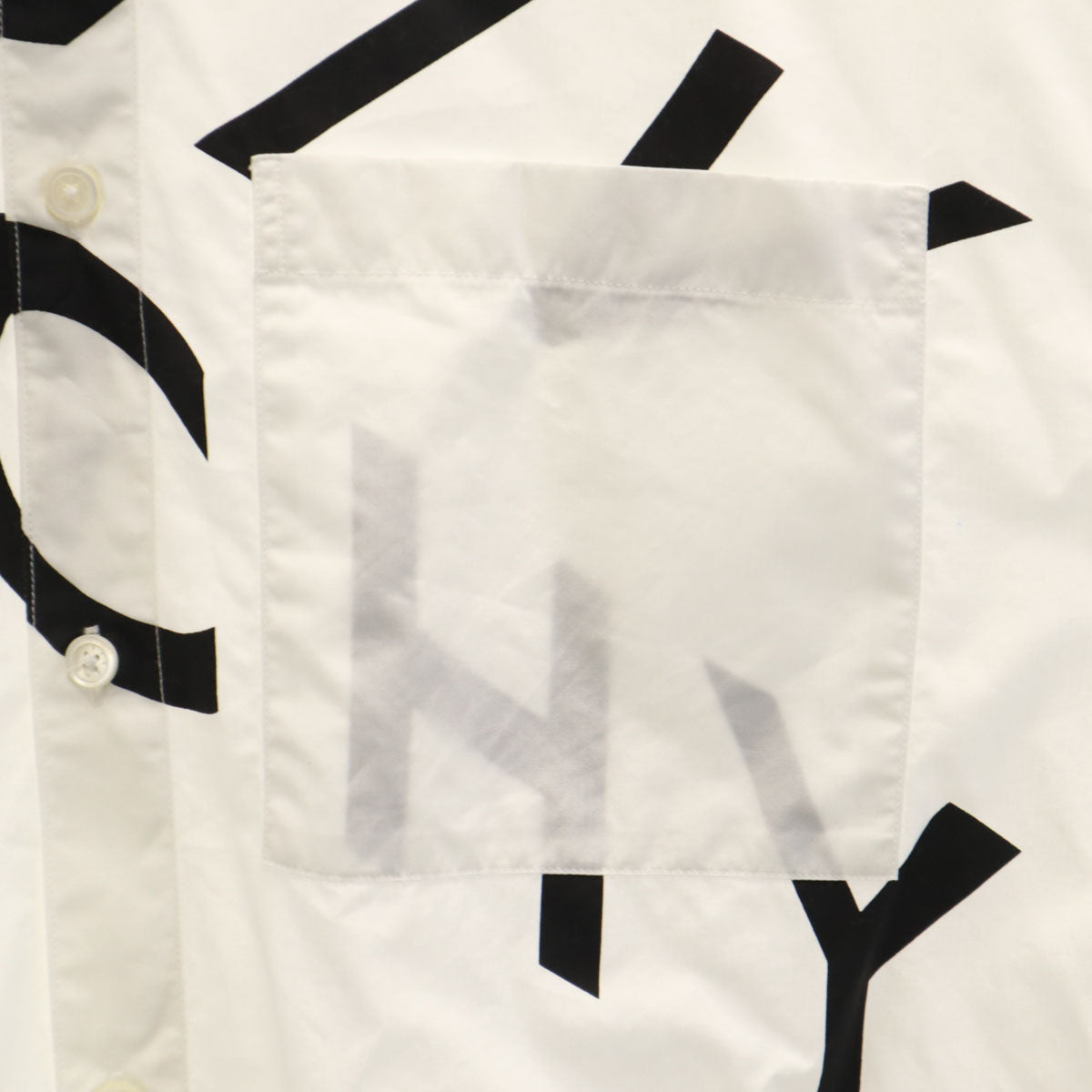 GIVENCHY ジバンシィ ポルトガル製 半袖 コットンシャツ 38 ホワイト メンズ