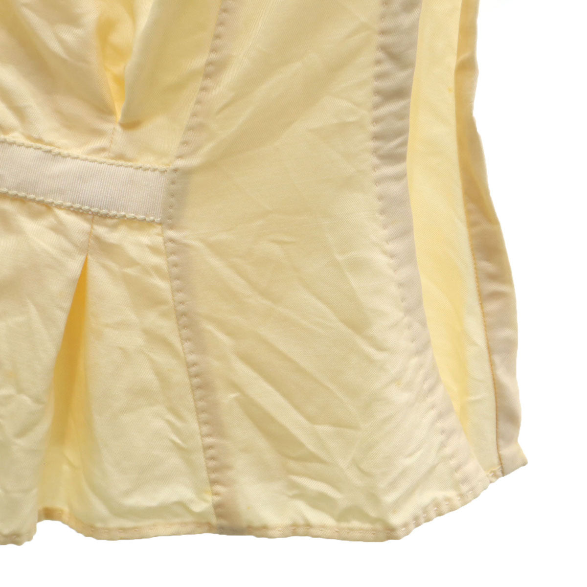 LOUIS VUITTON ルイヴィトン フランス製 シルクブレンド ノースリーブ ブラウス 34 生成り レディース