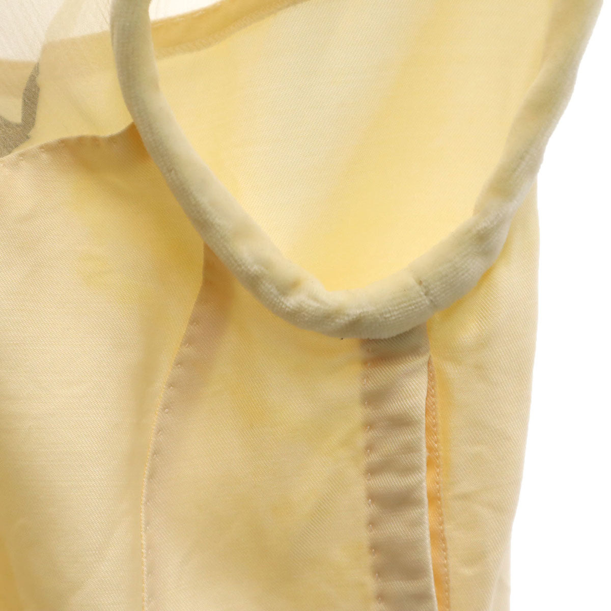 LOUIS VUITTON ルイヴィトン フランス製 シルクブレンド ノースリーブ ブラウス 34 生成り レディース