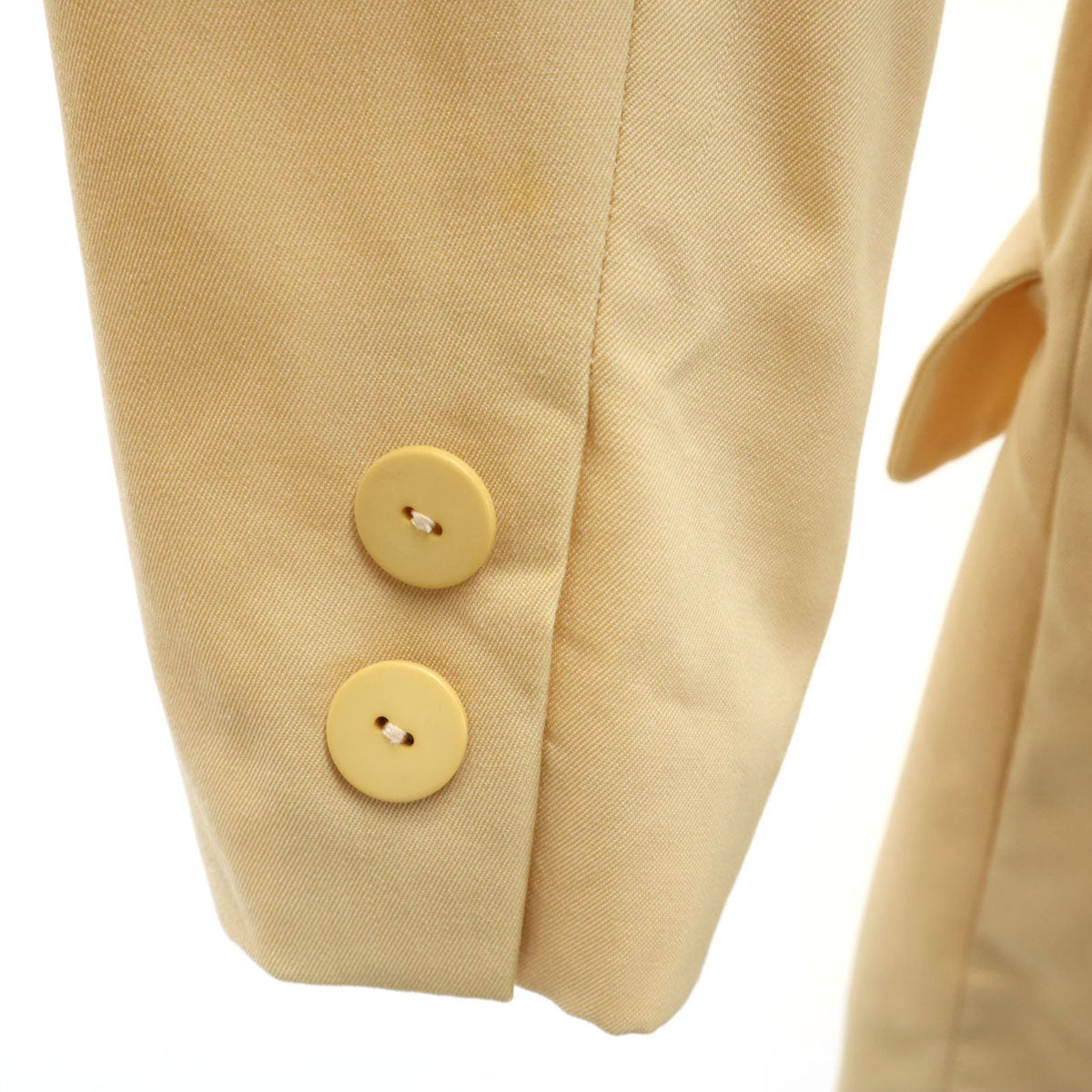 FOXEY フォクシー 日本製 ウール スカートスーツ 上下 セットアップ 38 ベージュ系 レディース