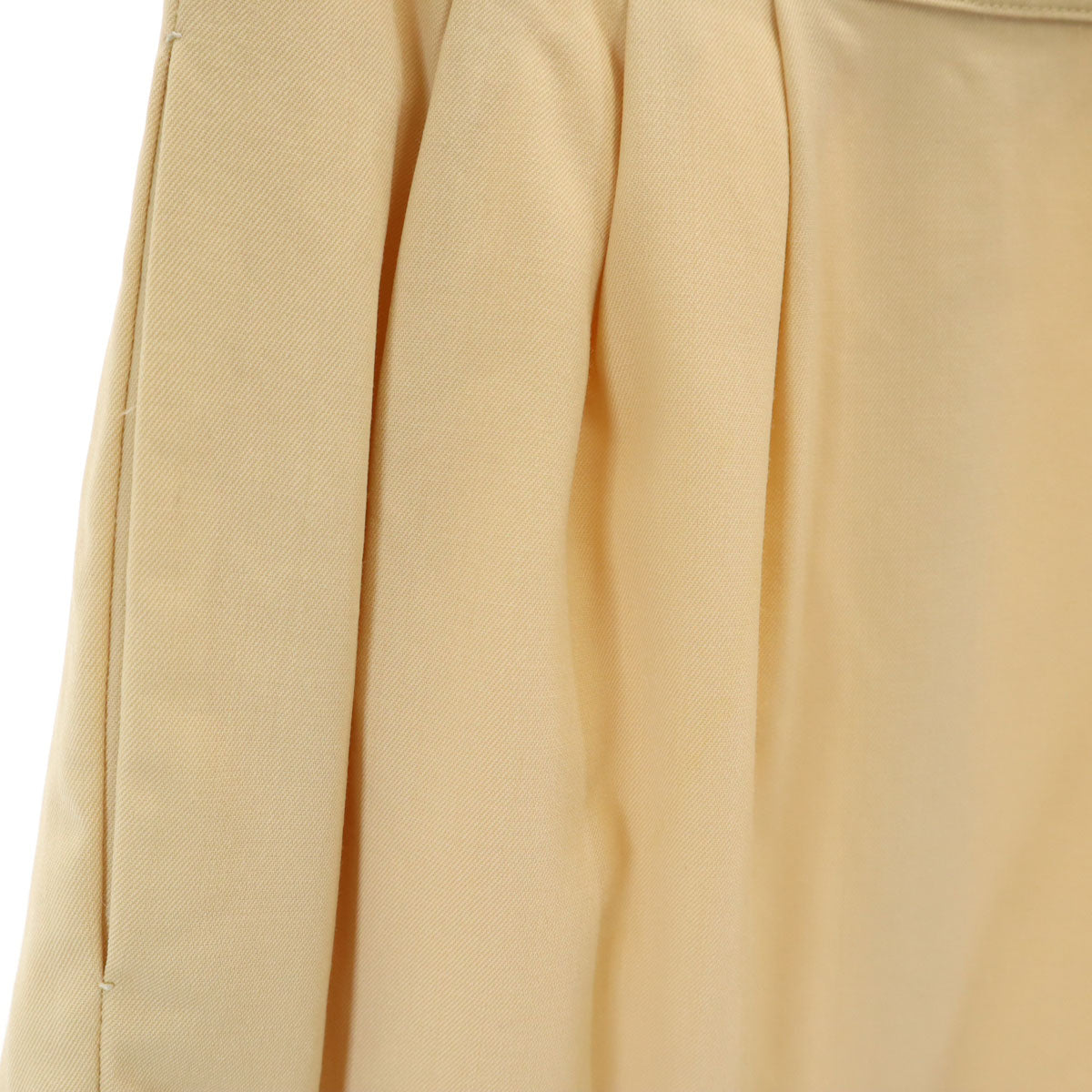 FOXEY フォクシー 日本製 ウール スカートスーツ 上下 セットアップ 38 ベージュ系 レディース