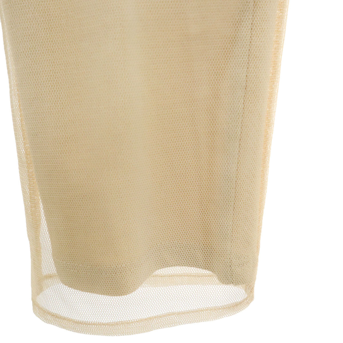 CLANE クラネ 長袖 メッシュレイヤード カットソー 2 ベージュ トップス レディース