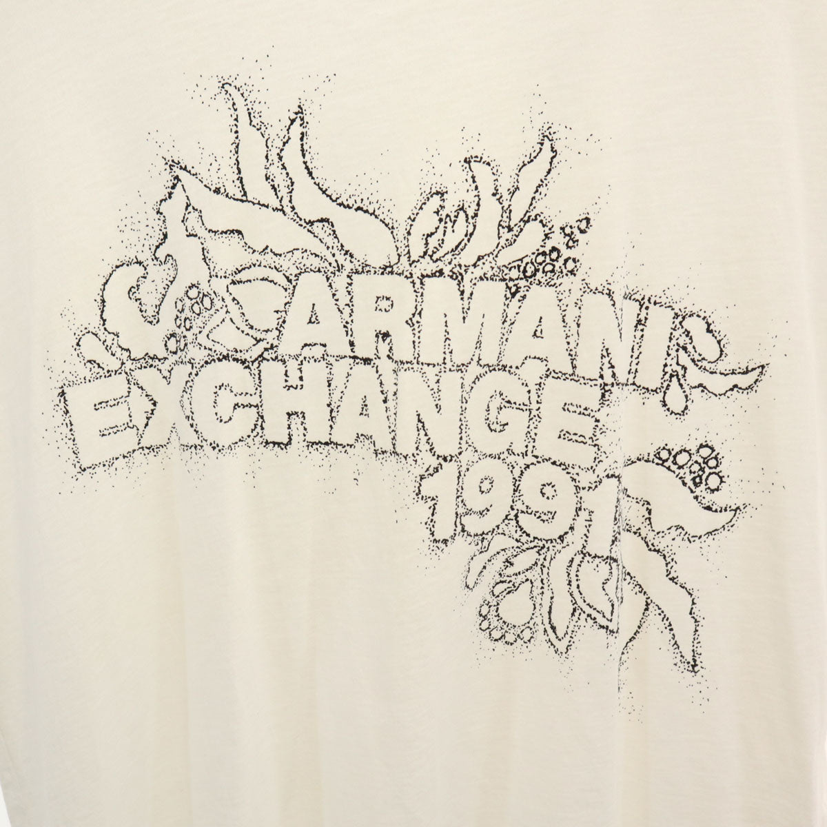 ARMANI EXCHANGE アルマーニエクスチェンジ 半袖 Tシャツ M ホワイト メンズ
