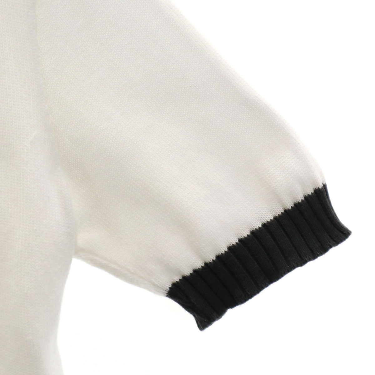 Salvatore Ferragamo サルヴァトーレフェラガモ 90s イタリア製 オールド 半袖 ニット XS ホワイト レディース