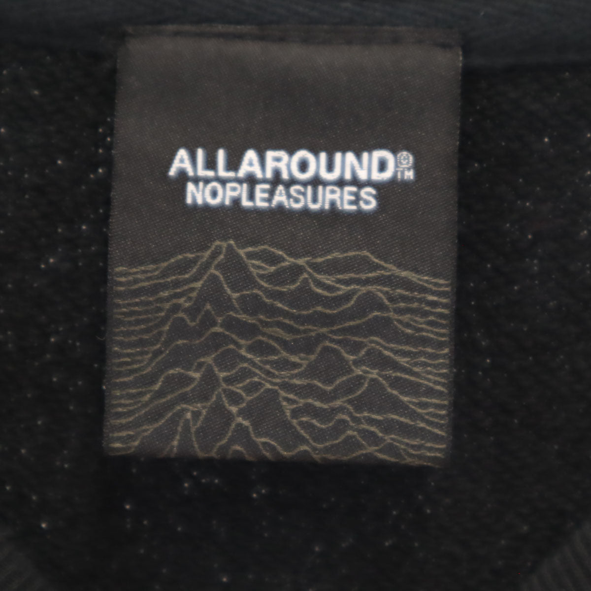 ALLAROUND オールアラウンド 長袖 スウェット トレーナー ブラック メンズ