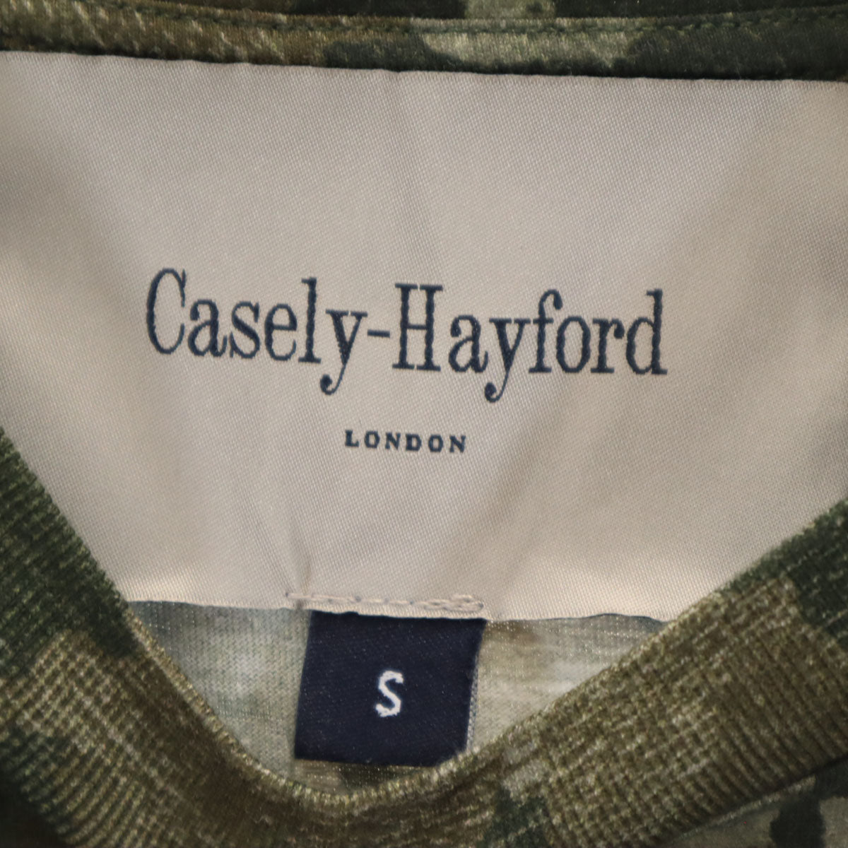 Casely Hayford ケイスリーヘイフォード 迷彩柄 半袖 Tシャツ S カーキ メンズ