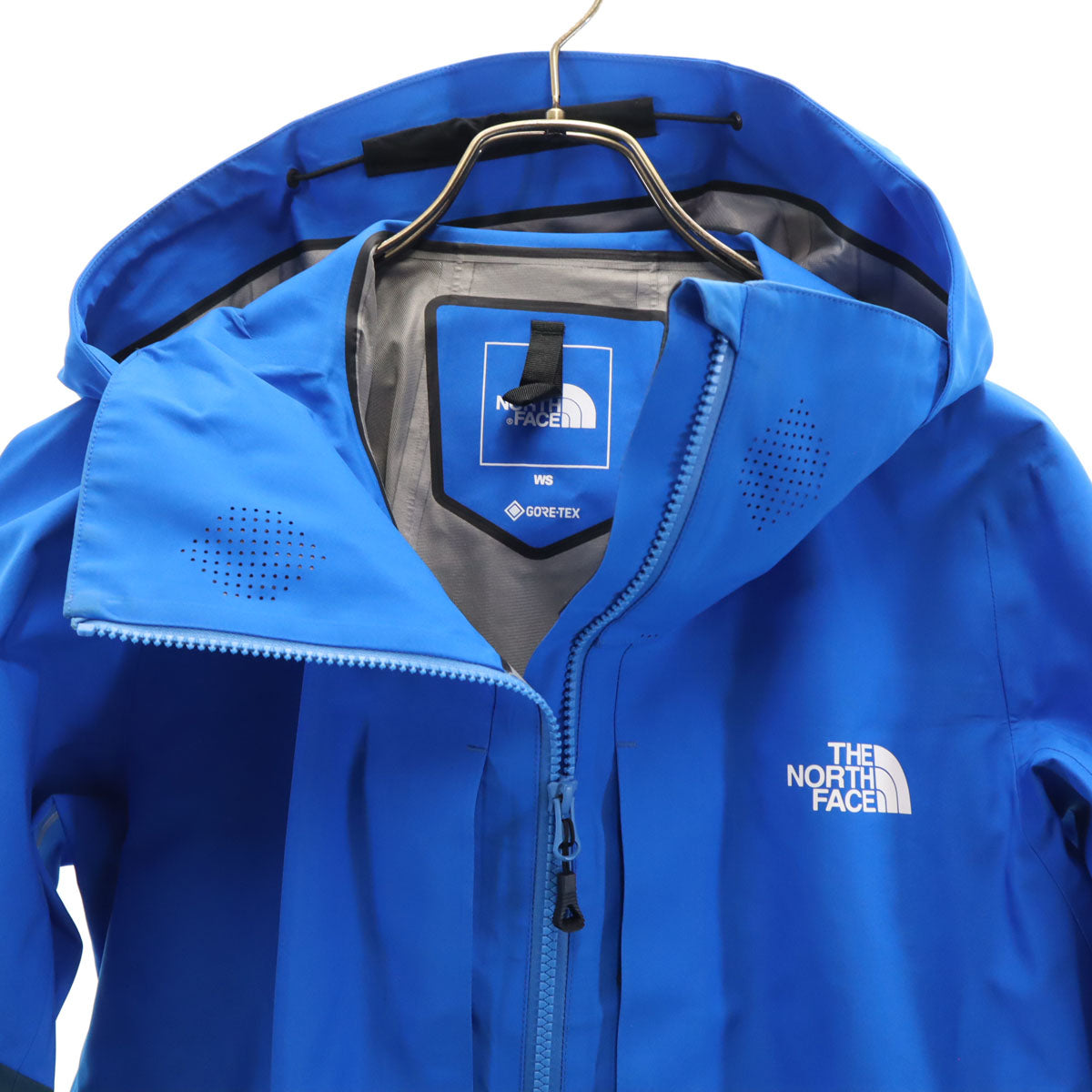 THE NORTH FACE ノースフェイス GORE-TEX パウダーガイド ジャケット WS ブルー アウトドア NS62001 レディース