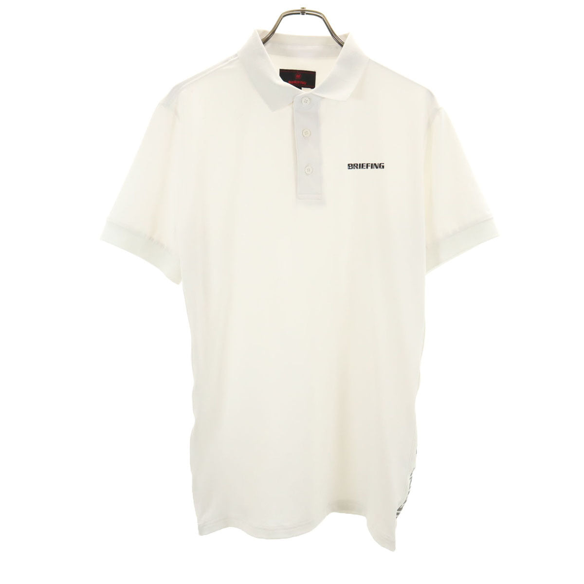 BRIEFING ホワイト ポロシャツ L 【公式通販】