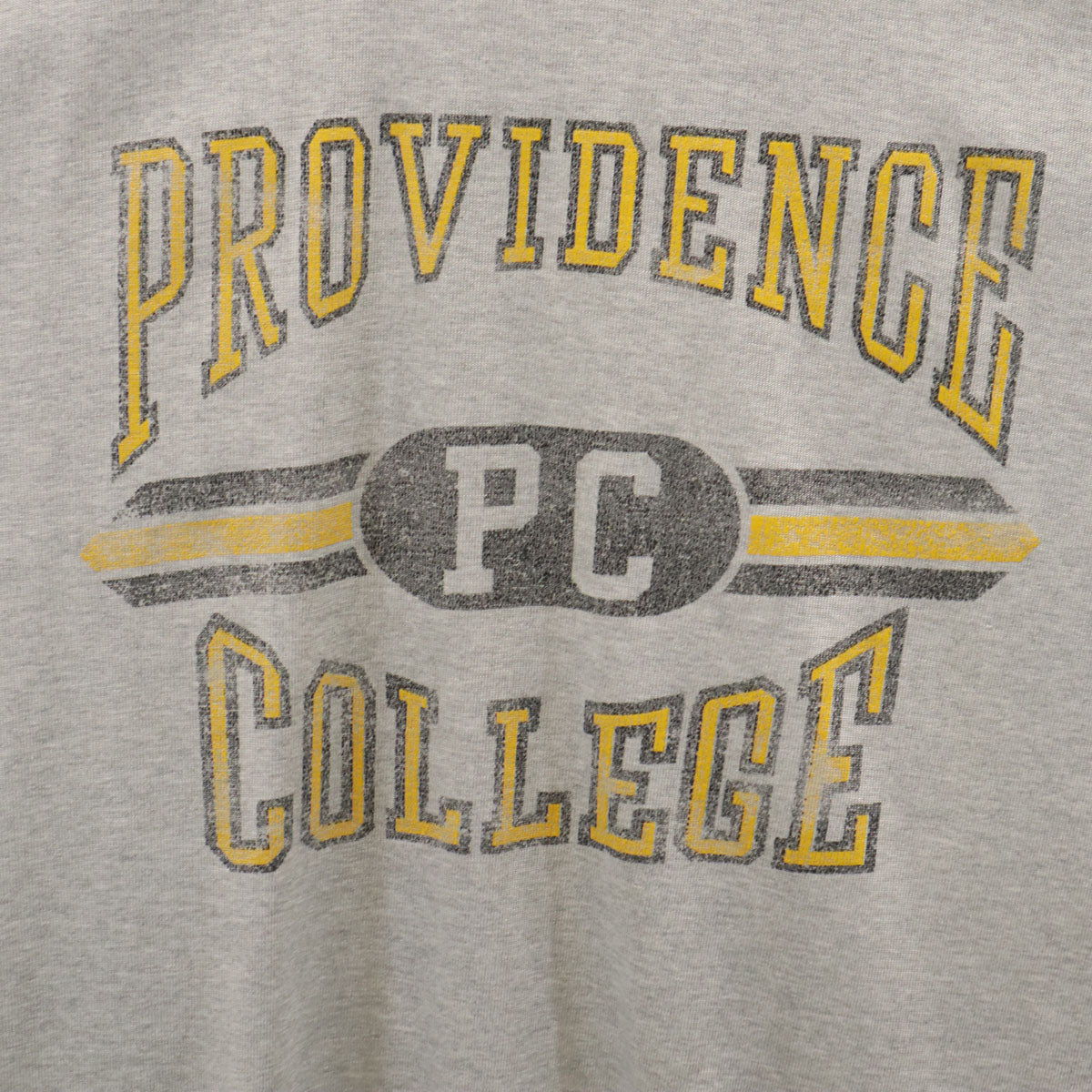 VINTAGE ヴィンテージ 80s カレッジ 半袖 フットボール シャツ グレー シングルステッチ メンズ