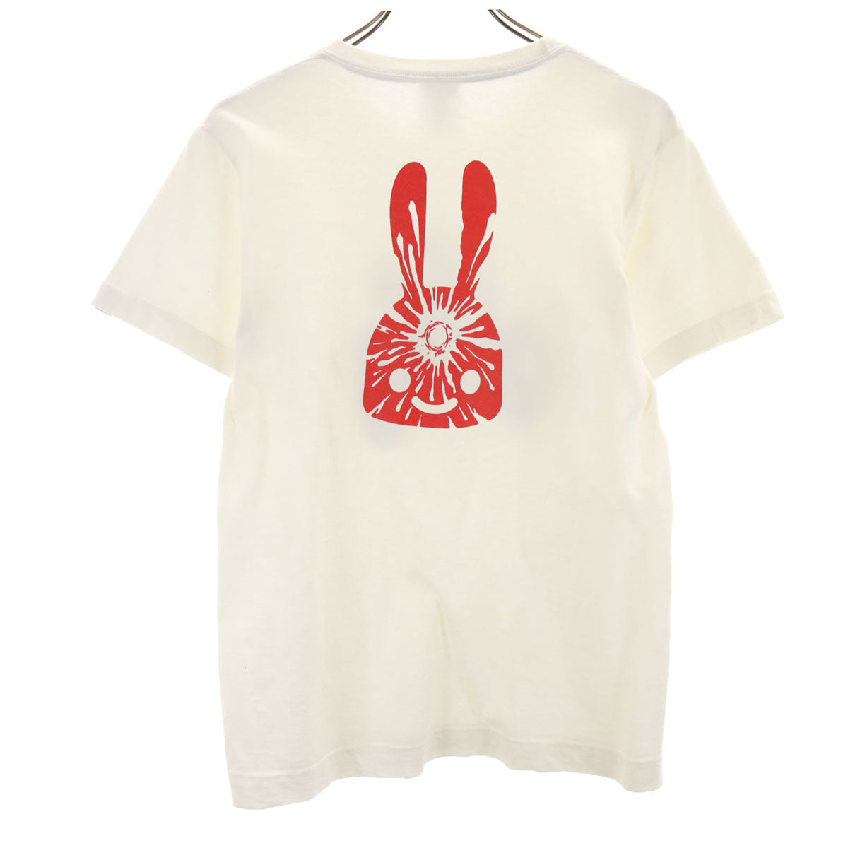 CUNE キューン プリント 半袖 Tシャツ S 白 うさぎ メンズ