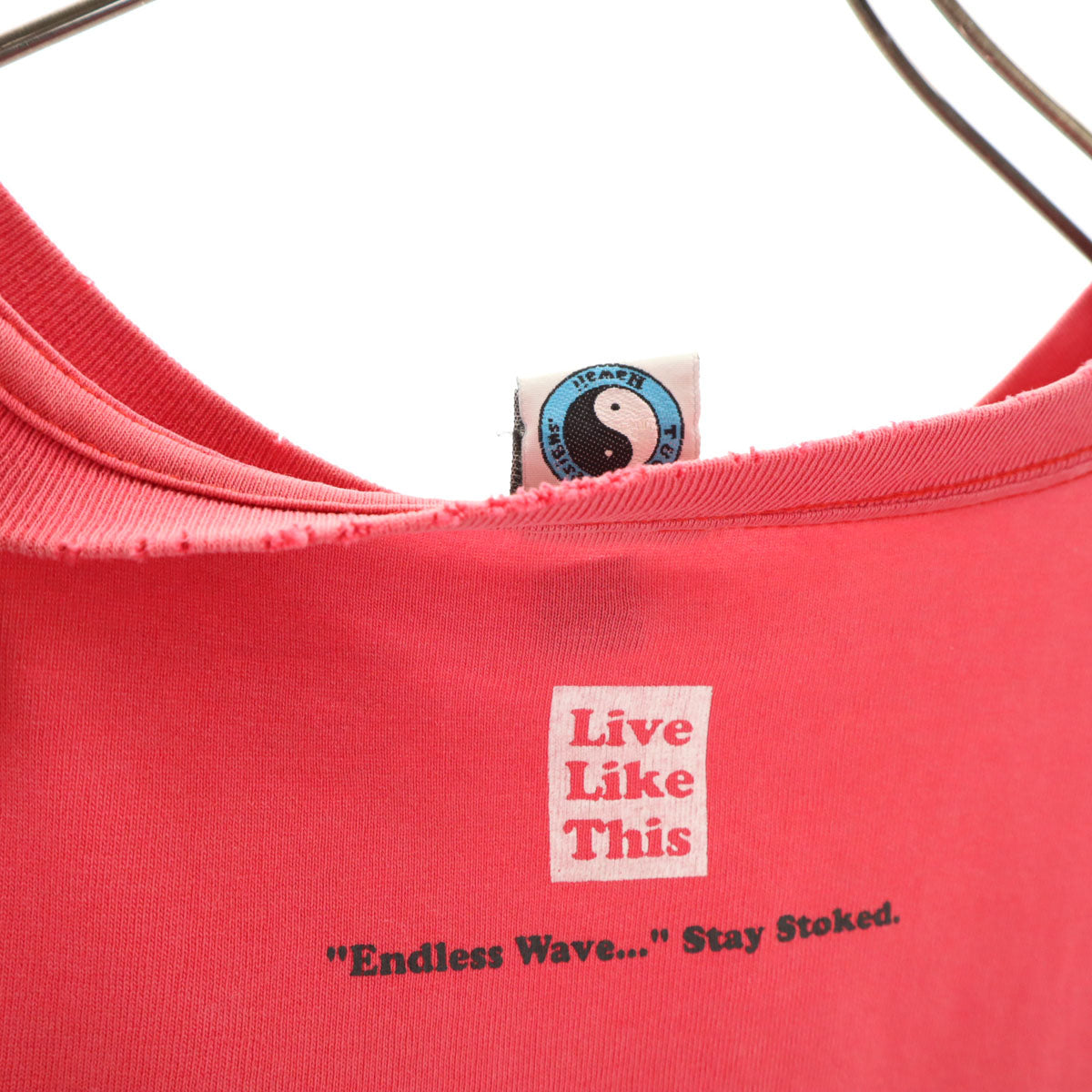 Town&Country タウンアンドカントリー プリント 半袖 Tシャツ L 赤 メンズ