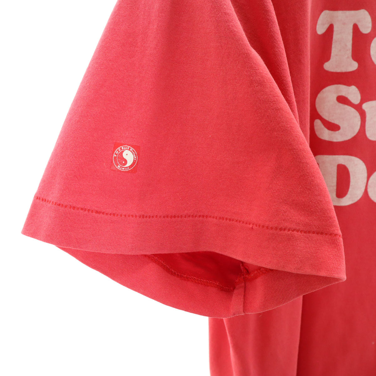 Town&Country タウンアンドカントリー プリント 半袖 Tシャツ L 赤 メンズ