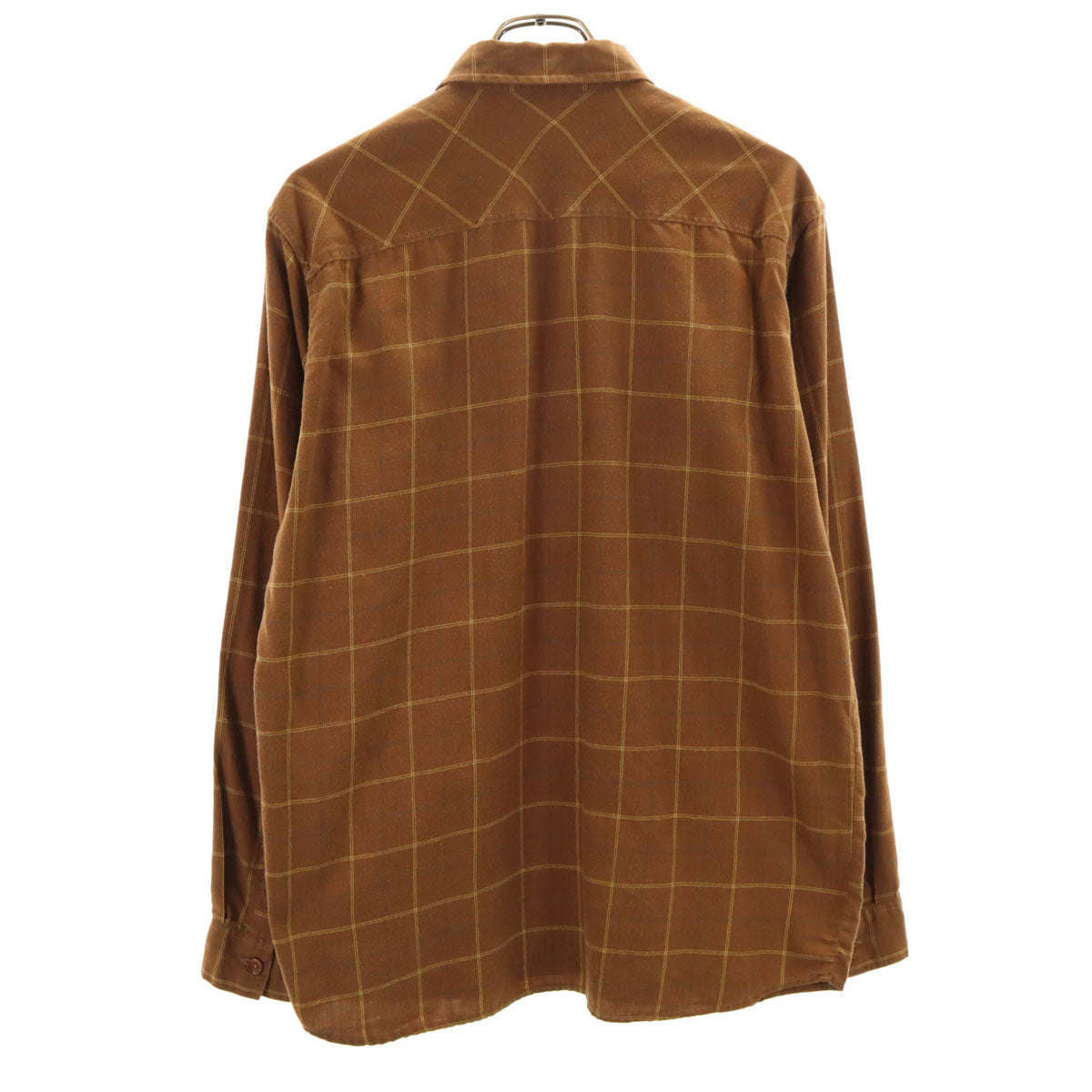 patagonia パタゴニア チェック柄 長袖 シャツ S ブラウン系 53856 アウトドア メンズ