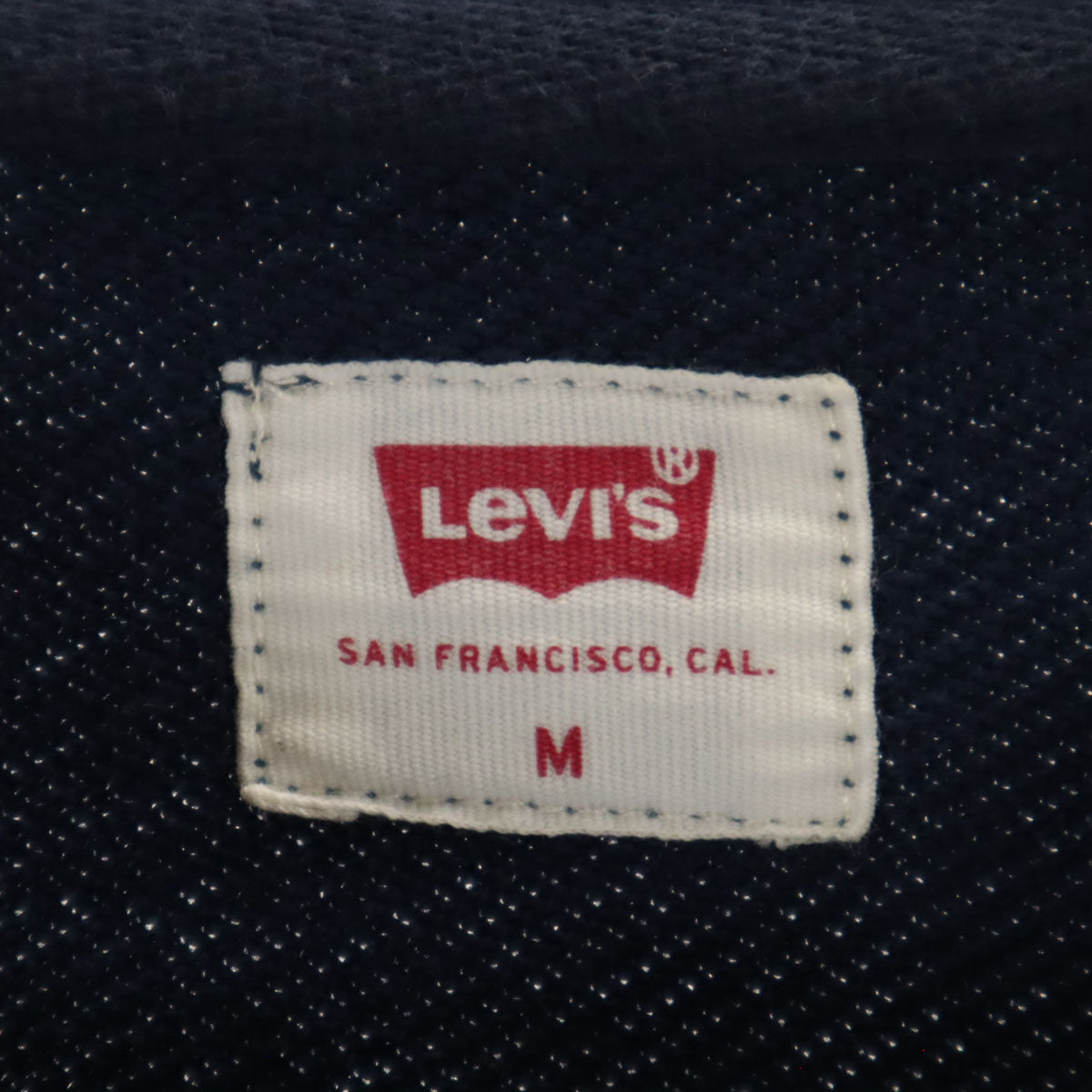 Levi's リーバイス 長袖 トレーナー M ネイビー 薄手 メンズ