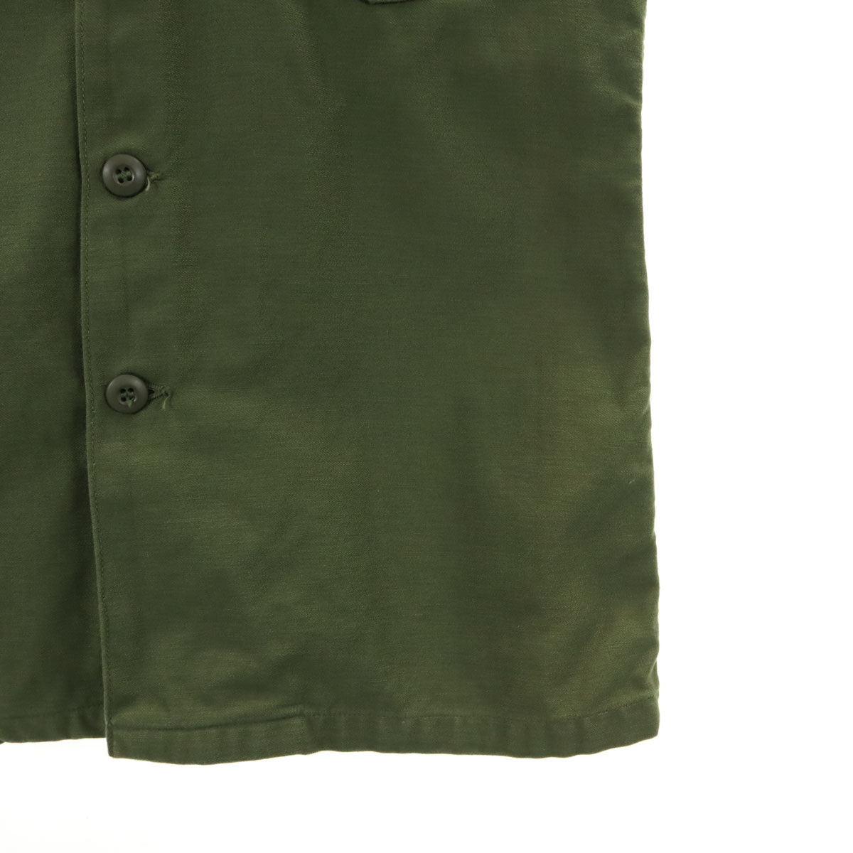 US ARMY アメリカ軍 60s ヴィンテージ DSA ユーティリティー 長袖 ミリタリーシャツ カーキ メンズ