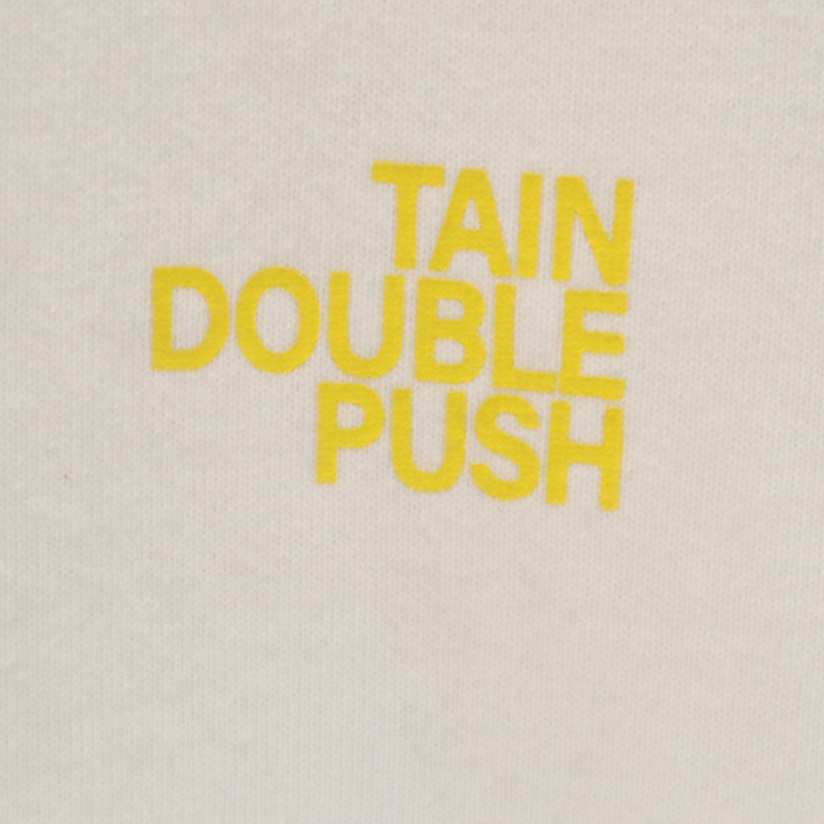 TAIN DOUBLEPUSH タインダブルプッシュ バック バンダナ 長袖 Tシャツ L ホワイト ロンT メンズ