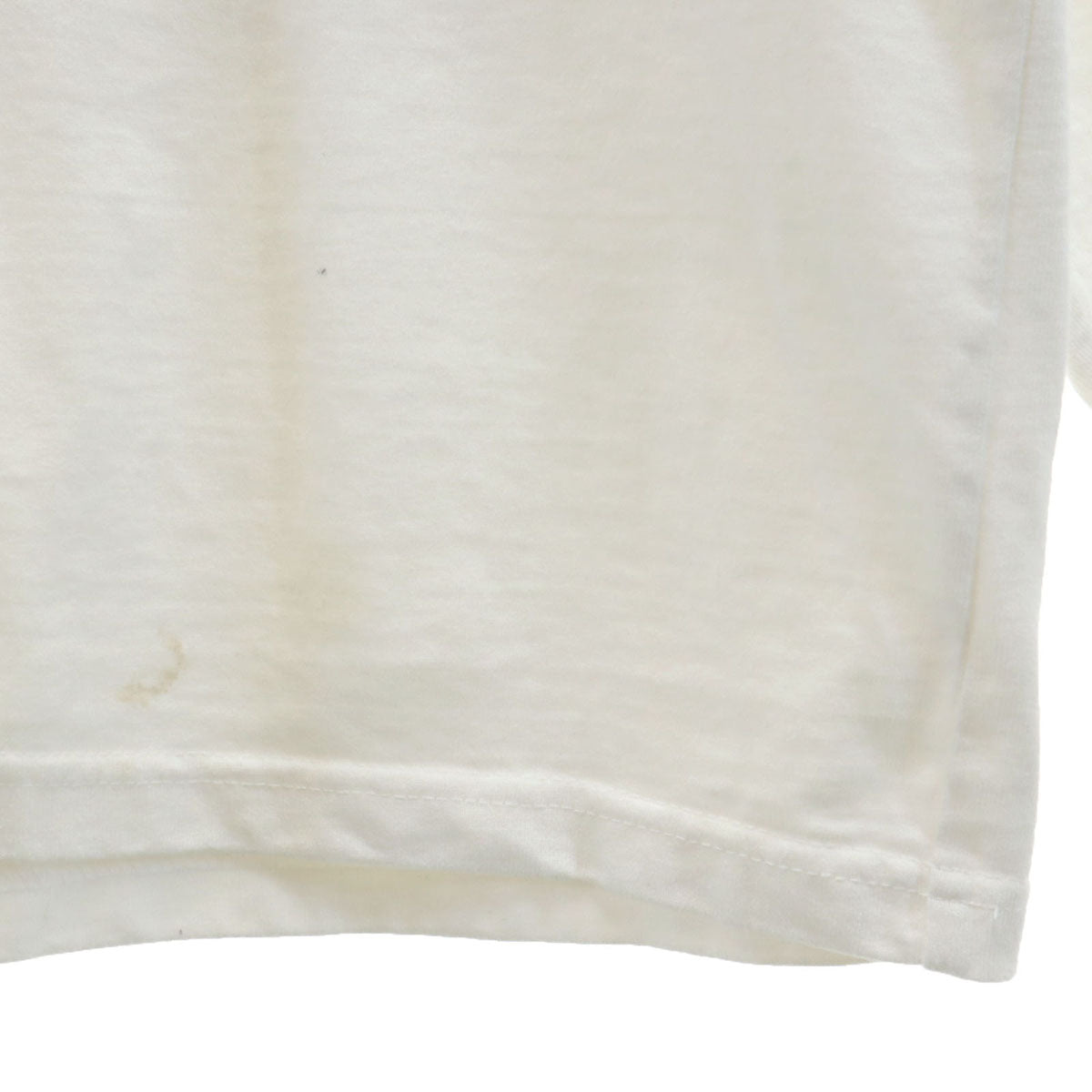 TAIN DOUBLEPUSH タインダブルプッシュ バック バンダナ 長袖 Tシャツ L ホワイト ロンT メンズ