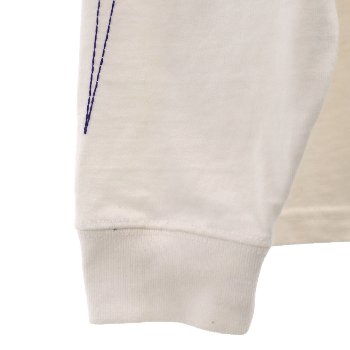 TAIN DOUBLEPUSH タインダブルプッシュ バック バンダナ 長袖 Tシャツ L ホワイト ロンT メンズ