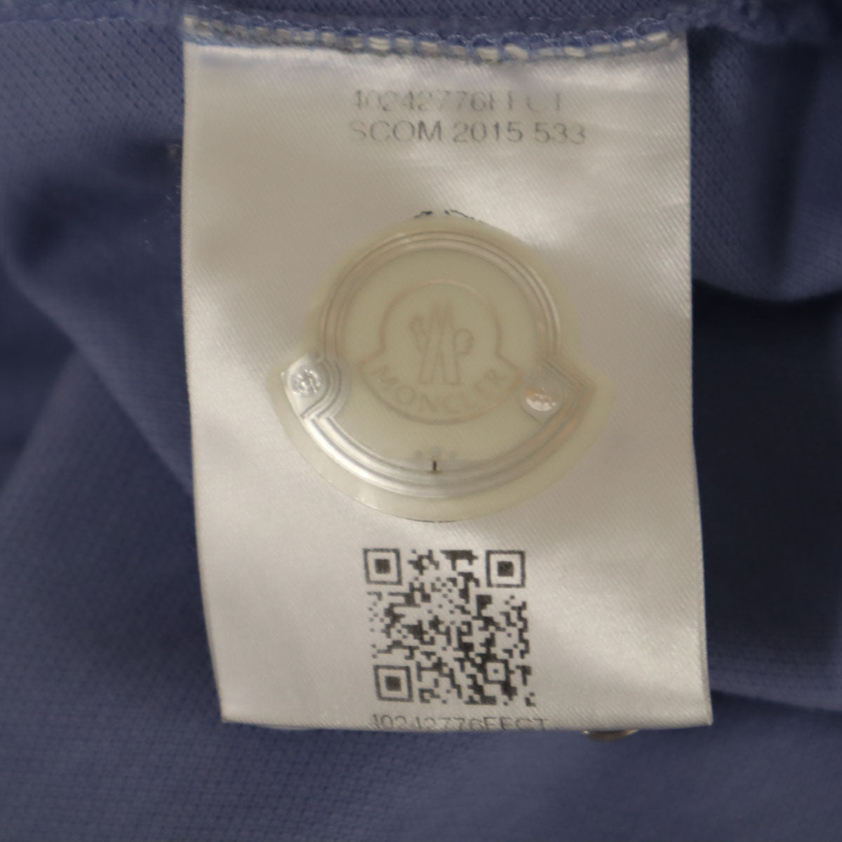 MONCLER モンクレール 半袖 ポロシャツ S パープル メンズ